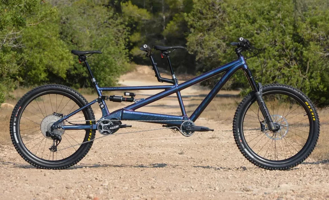 tandem e bike klapprad Campmajo E-Assist Full Suspension Tandem